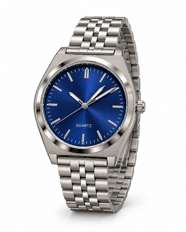 Reloj QUARTZ azul hombre